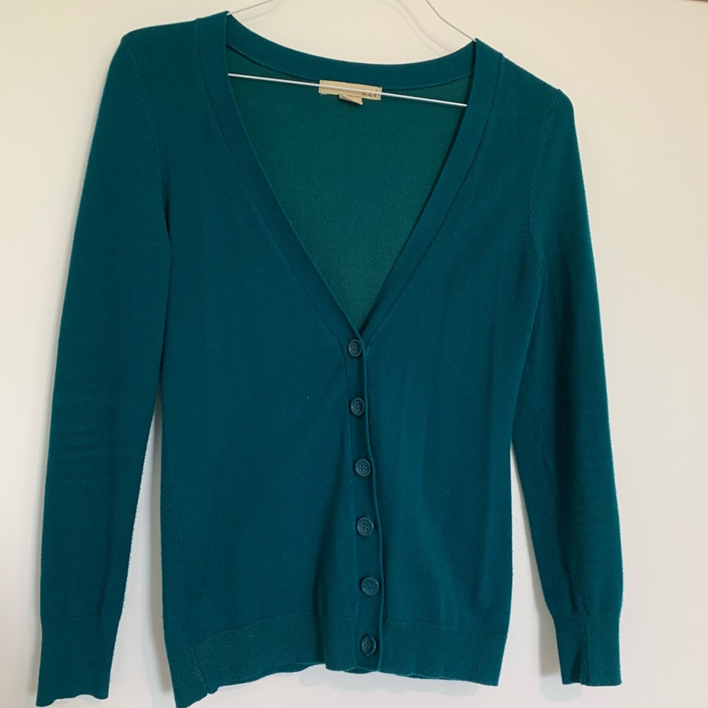 Forever 21 Emerald Green Cardigan